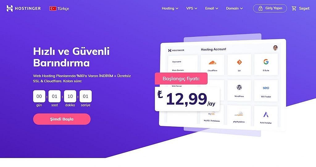indirimli hosting Hostinger incelemesi